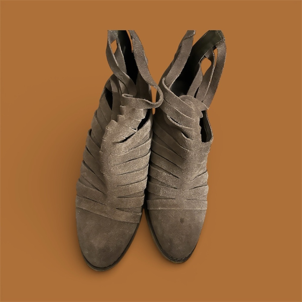 Carlos by Carlos Santana Suede Strappy Sandals - Taupe